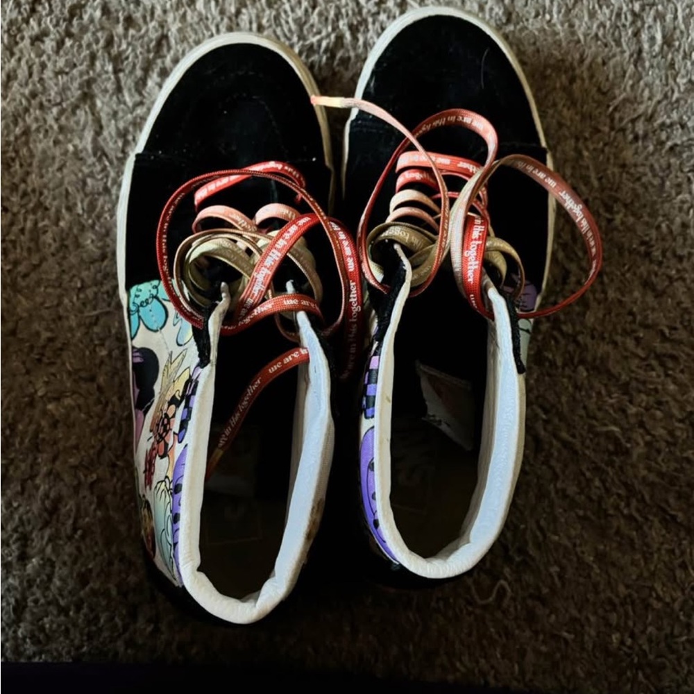 VANS SK8-Hi Cultivate Care We Are In This Together Sneakers Black size 9.5 Women